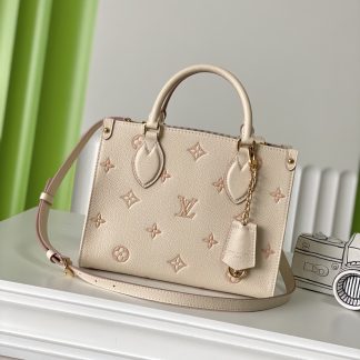 Louis Vuitton ONTHEGO full leather square bag