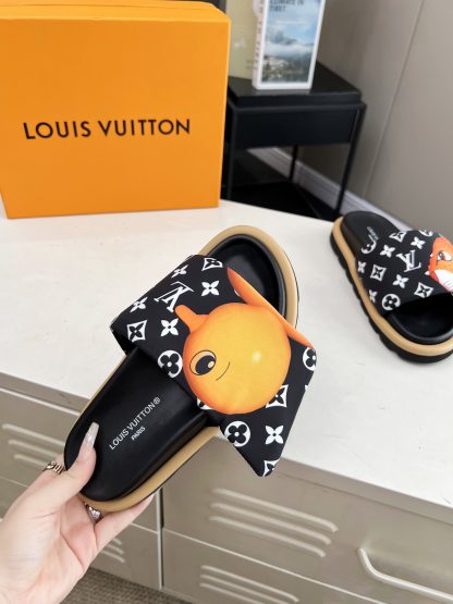 Louis Vuitton ol llow comfort flat sandals - Image 2