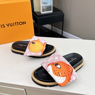 Louis Vuitton ol llow comfort flat sandals