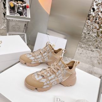 Dior 3D Printed Pattern Dad Shoes