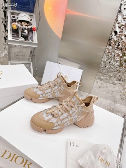 Dior 3D Printed Pattern Dad Shoes