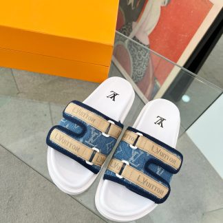 Louis Vuitton high-end men's summer slippers