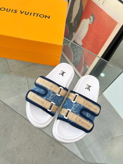 Louis Vuitton high-end men's summer slippers