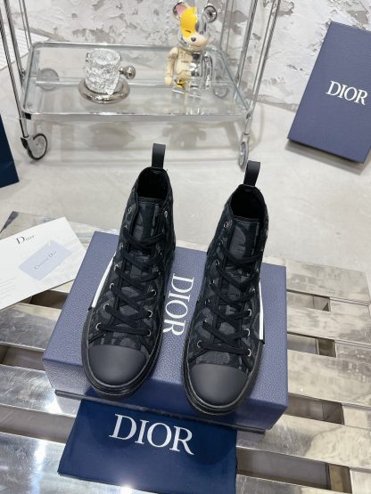 Dior B23 Classic Series Couple High-top Low-top Casual Sports Sneakers Skate Shoes - Image 2