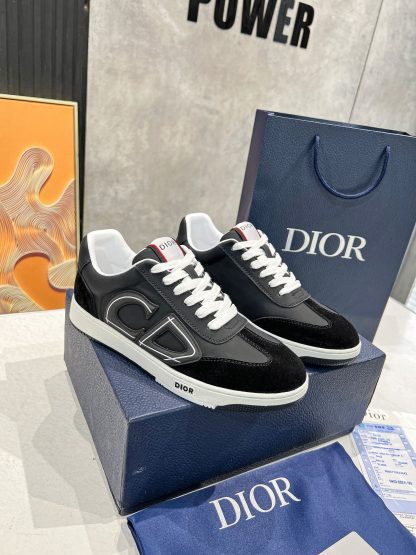 Dior CD letter stitching new casual shoes couple style low-top sports shoes