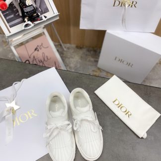 Dior white shell toe shoes
