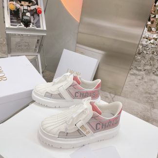 Dior shell toe casual white shoes