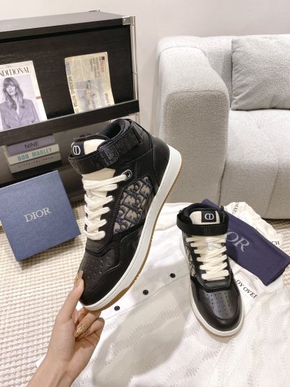 Dior high top couple sneakers