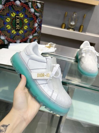Dior classic transparent bottom sneakers