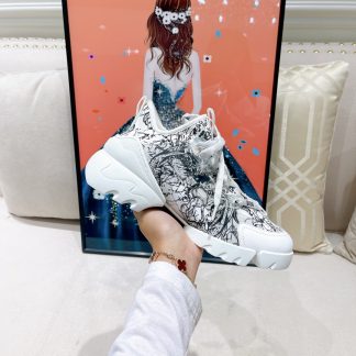 Dior Classic Printed Series Casual Sneakers