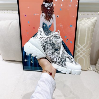 Dior Classic Printed Series Casual Sneakers