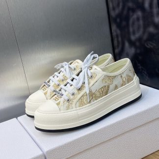 Dior Monogram Embroidered Casual Sneakers