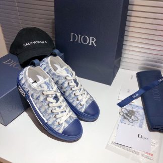 Dior Fashion Print Low-Top Sneakers