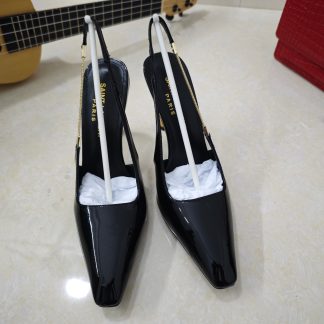 YSL high heels, classic YSL letter high-heeled sandals