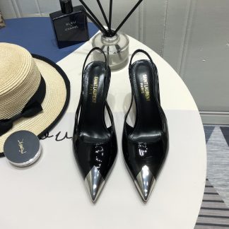 Ysl pointed toe high-heeled sandals