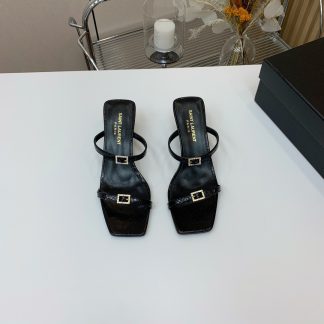 Ysl buckled strappy high heel sandals