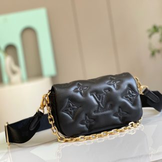 Louis Vuitton New Three-Color Wallet on Strap Handbag