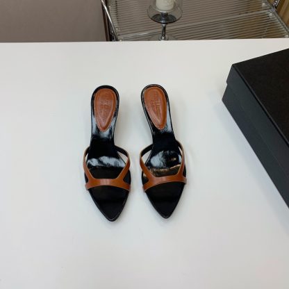 Ysl fashionable high-heeled sandals
