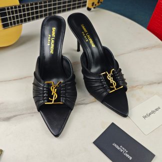 Ysl stiletto sandals fashion high heels sandals