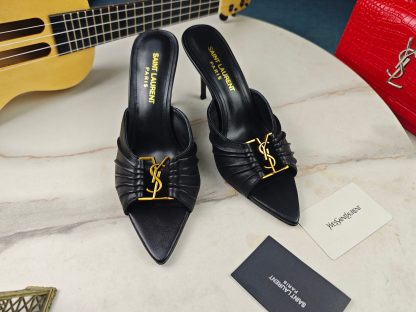 Ysl stiletto sandals fashion high heels sandals