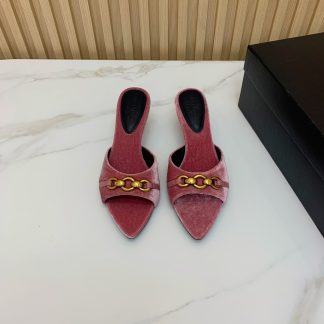 Ysl stylish high-heeled sandals