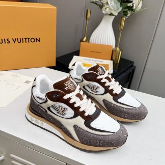 Louis Vuitton breathable diamond mesh sneakers