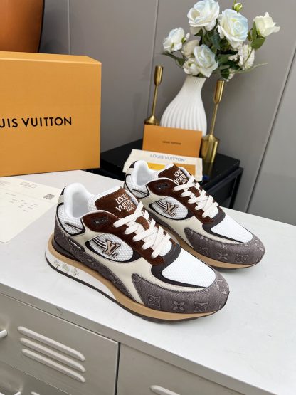 Louis Vuitton breathable diamond mesh sneakers