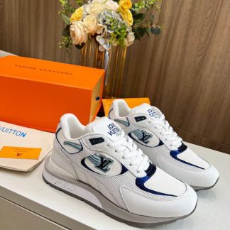 Louis Vuitton breathable diamond mesh sneakers