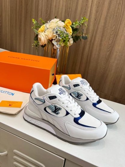 Louis Vuitton breathable diamond mesh sneakers