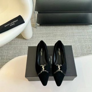 Ysl pointed flat shoes