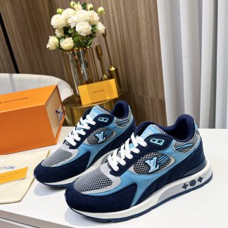Louis Vuitton breathable diamond mesh sneakers