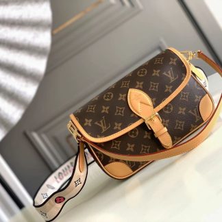 Louis Vuitton old flower apricot vintage bag series DIANE handbag