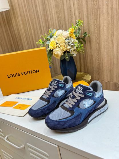 Louis Vuitton breathable diamond mesh sneakers