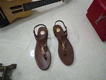 Ysl Fashion Flat Flip-flop Sandals