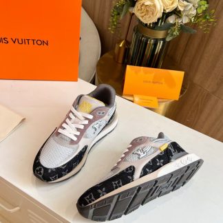 Louis Vuitton breathable diamond mesh sneakers