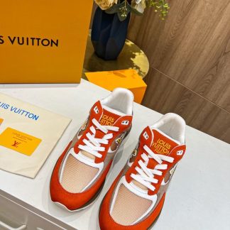 Louis Vuitton breathable diamond mesh sneakers