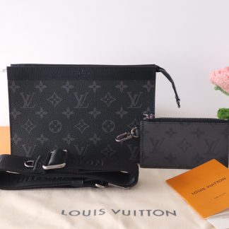 Louis Vuitton Black Flower Alpha Wearable Wallet