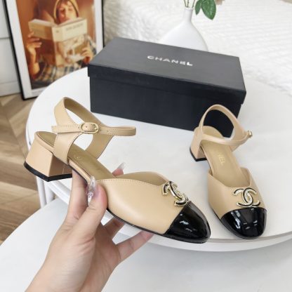 Chanel Spring-Summer Dance Shoes Collection New Apricot Sandals