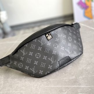 Louis Vuitton Black Flower DISCOVERY Waist Bag Chest Bag