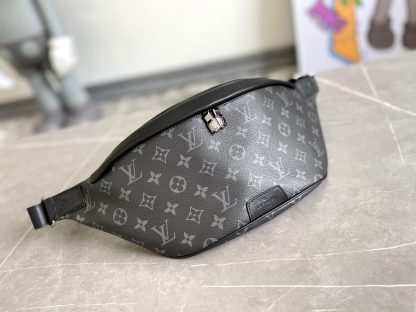 Louis Vuitton Black Flower DISCOVERY Waist Bag Chest Bag