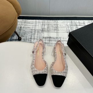 Chanel classic pink versatile ballet flat sandals