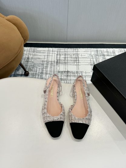 Chanel classic pink versatile ballet flat sandals
