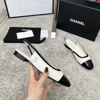 Chanel Spring and Summer Dancing Shoes Series New White Retro Sandals