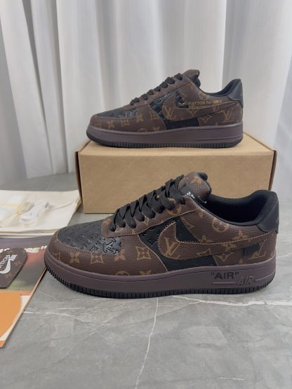 Louis Vuitton couple's co-branded sports shoes
