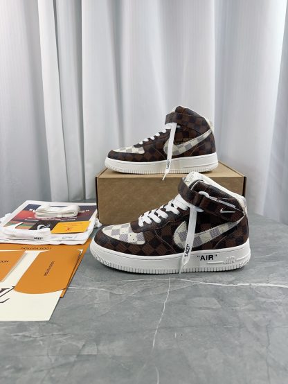 Louis Vuitton couple's co-branded sports shoes