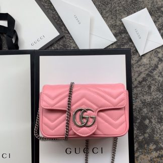 Gucci Marmont series chain pink mini bag