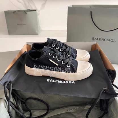 Balenciaga Vintage Style Casual Fabric Shoes