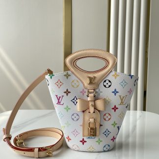 Louis Vuitton RIVAGE BB white vegetable basket