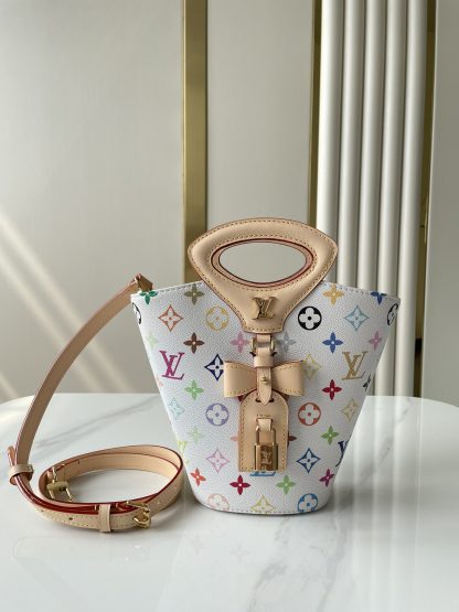 Louis Vuitton RIVAGE BB white vegetable basket