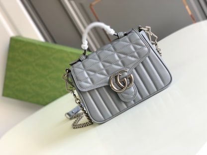 Gucci Marmont gray handbag